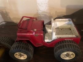 Vintage Tonka Red Jeep
