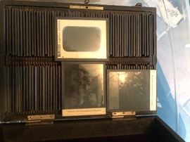 100’s of Antique McIntosh Stereo Opticon Co. made Prior to the invention of cellulose nitrate film in 1903, photographic emulsions were made on glass supports. These glass supports are typically referred to as glass plate negatives. The term “glass plate negative” refers to two separate formats: the collodion wet plate negative and the gelatin dry plate