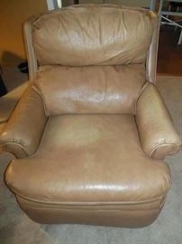Two leather recliners from Lazy Boy Store