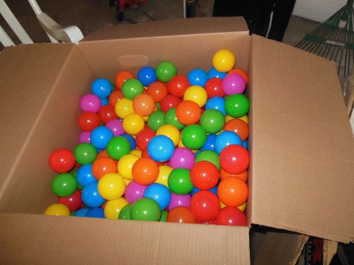 Huge lot of childrens balls for ball pits