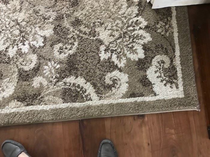 Area rug (toes not included!)
