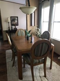 Dining table and dining chairs