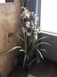 Large faux orchid