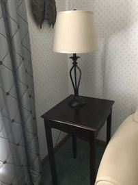 Lamp and accent table