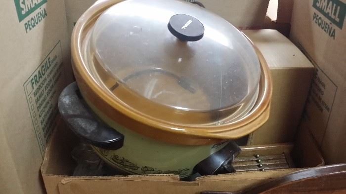 Old original Rival Crock Pot that still works.  They don't make them like that any more.