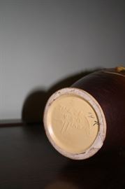 Base of Roseville Pottery Vase