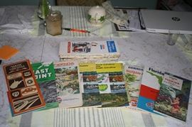 Road Maps from Sixties and Seventies