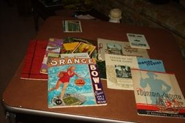 Vintage Programs, Pamphlets, Tourist Information