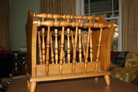 Maple Magazine Rack