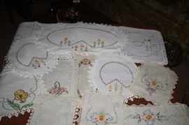 Embroidered Dresser Scarves