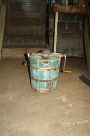 Vintage Ice Cream Churn, all parts intact and working