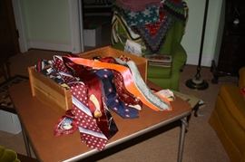 Drawerful of Colorful Silk Ties