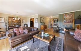 One sofa, coffee table, bombe chest ONLY for sale