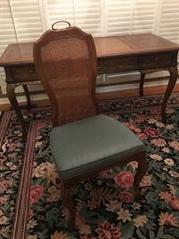 Matching chair to Chinoiserie-style writing desk