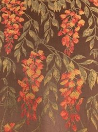 Closeup of ottoman fabric