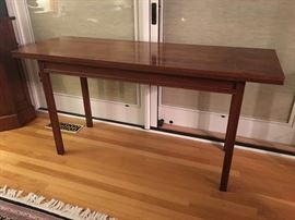 Wood refractory table - leaves can extend but needs a little coaxing to do so