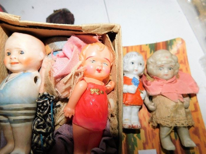 Bisque miniature dolls 