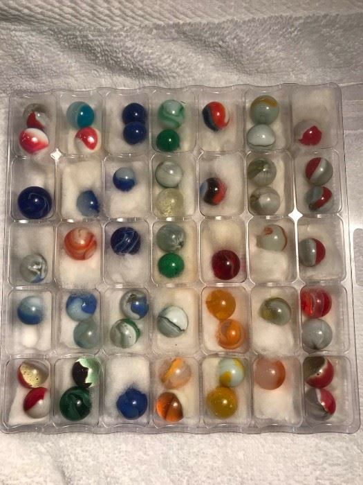  53 Assorted Marbles