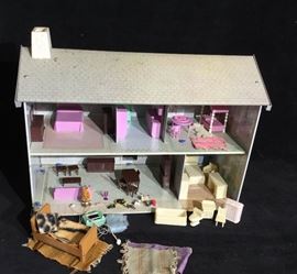  Metal Tin litho Dollhouse
