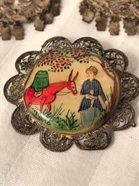 Antique Filigree Pin