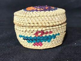 Makah Mini Lidded Basket