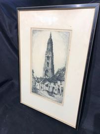 Menzo Van Esveldt Etchings