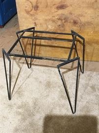 Mid Century Bent Metal Table Base