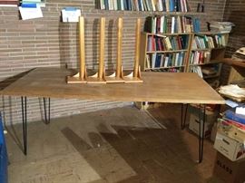Mid Century Table with Hair Pin legs