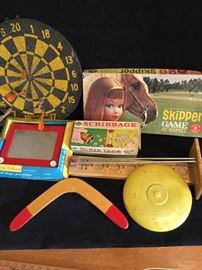 Skipper, Scribbage, Etch a Sketch  More