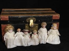 Small Bisque German dolls