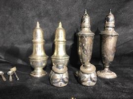 Sterling Salt Shakers