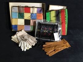 Vintage purses and gloves