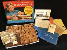 Vintage Spears Toy Bricklayer Kit