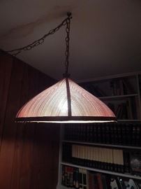Mid century hanging floating ceiling lamp.