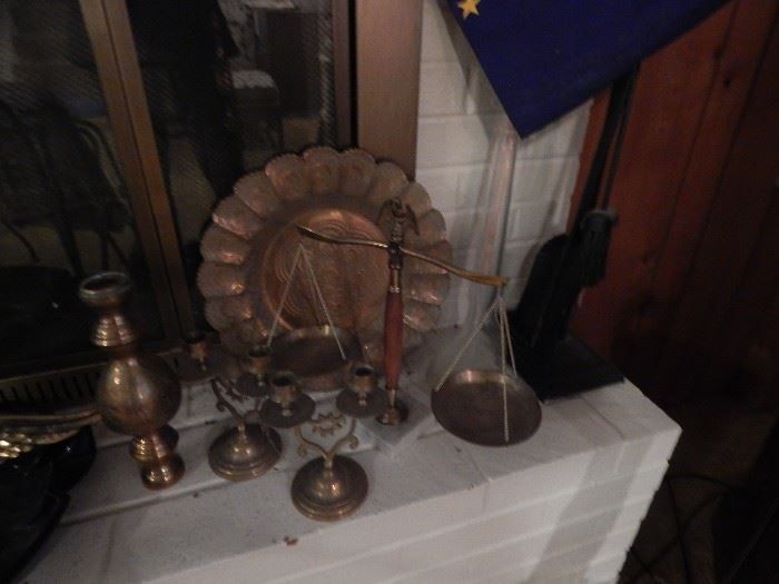 Indian brass items