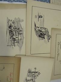 Early drawings from 1930's