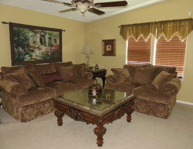 The Estate Collection By Universal Furniture Living Room Set; Sofa, Love Seat, Coffee/End Table
