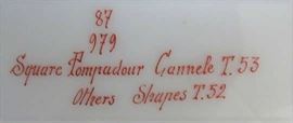 Square Pompadour Cannele T.53