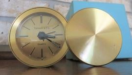 Tiffany & Co. Travel/Desk Clock