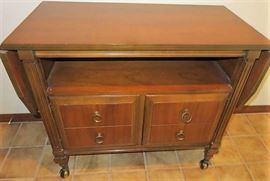 Drop Leaf Buffet Server Cabinet