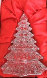 Boxed Waterford Crystal 6.5" Christmas Tree