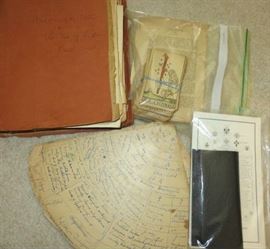 Antique Tarot Fortune Telling Cards & Written  Instructions