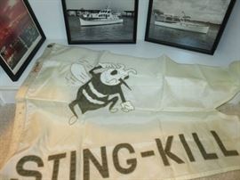Sting-Kill Yacht Flag, Vintage Yacht Photos 