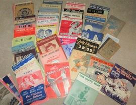 Antique Vintage Sheet Music