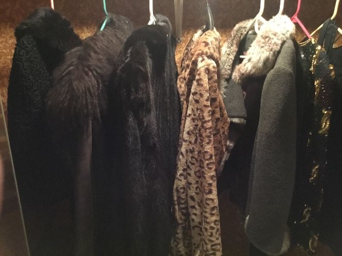 Fur jackets, Mink and Chinchilla 