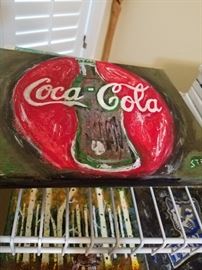 Coca Cola original painting
