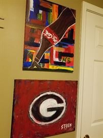 Original coke and Georgia painting