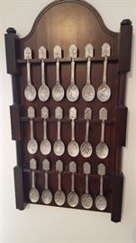 1977 CRAFTSMEN OF AMERICA SPOON COLLECTION FRANKLIN MINT
