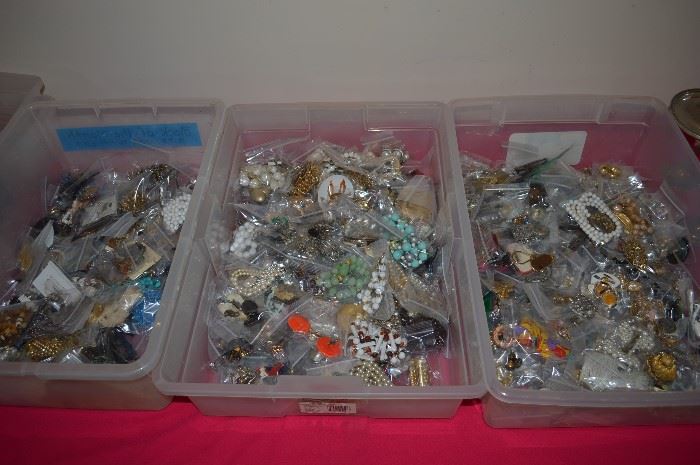 OVER 500 BAGS of Costume Jewelry