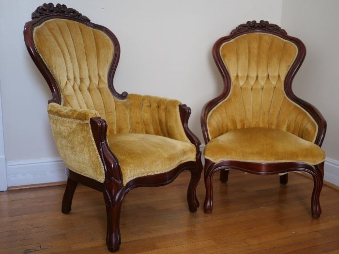 VICTORIAN PARLOR CHAIRS